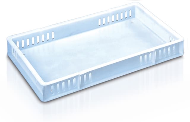 Image Of 9743006 - Confectionery Tray 762x457x92 - Perforated walls, solid base, no handgrips
